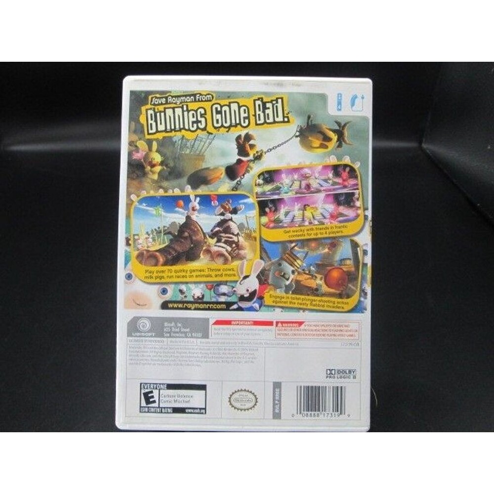Rayman Raving Rabbids (Nintendo Wii, 2006) Complete CIB - Picture 5 of 11